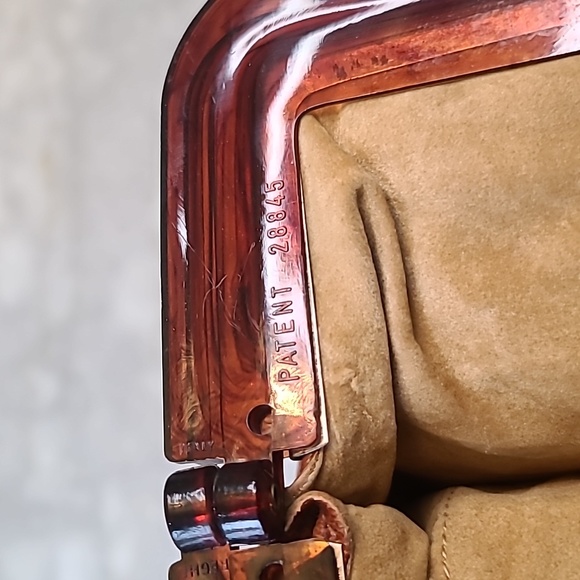 Vintage 70s Leather Clutch EUC - Picture 3 of 7